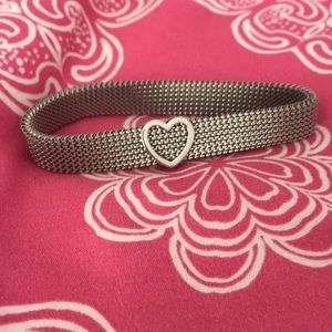 Tiffany & Co Mesh Reversible stretch bracelet.
